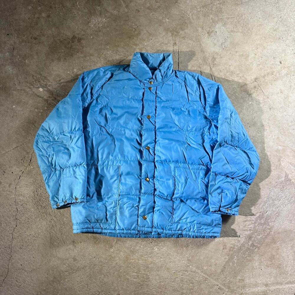 Vintage 80’s Blue Puffer Jacket